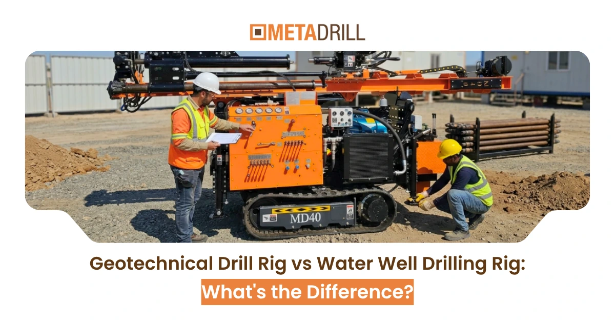 Geotechnical Drill Rig vs Water Well Drilling Rig: What's the Difference?